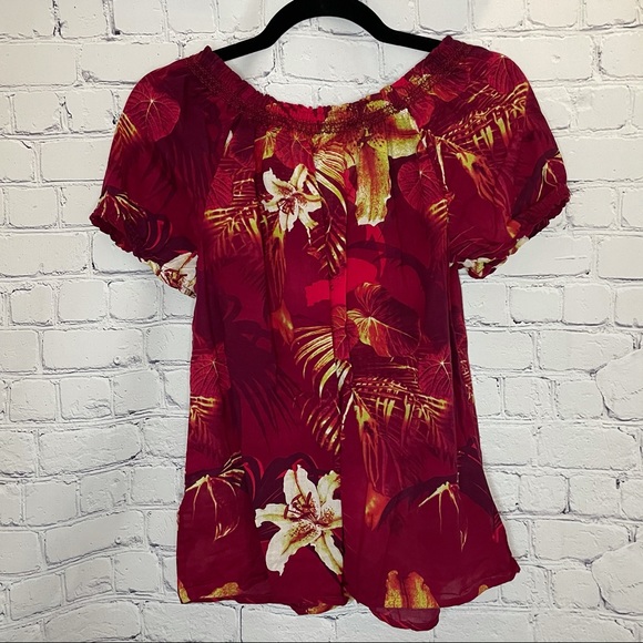 Lucky Brand Hawaiian Blouse - Picture 6 of 6